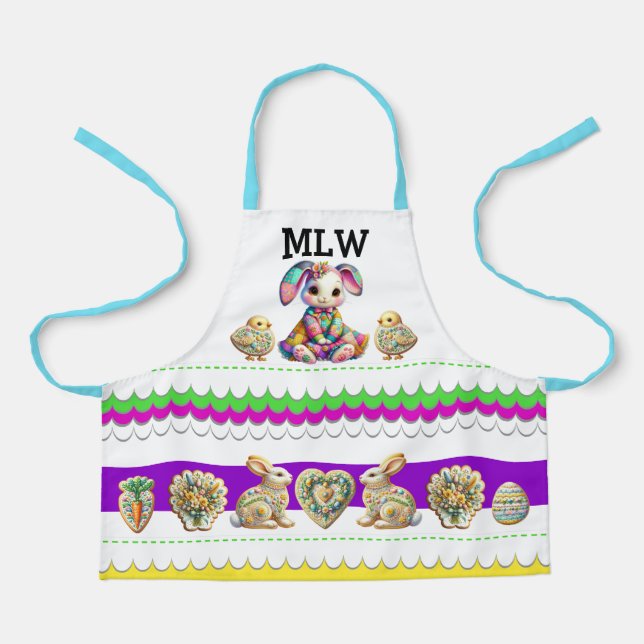 Adorable Child's Easter Apron (Front)