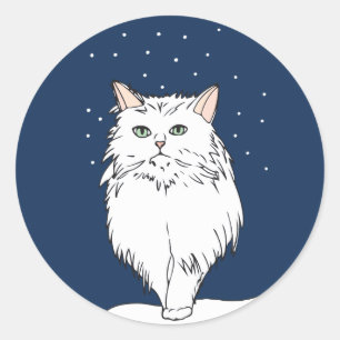 Adorable Chinchilla Persian Cat Sticker