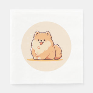 Adorable Chow Chow Classic T-Shirt (5) Napkin