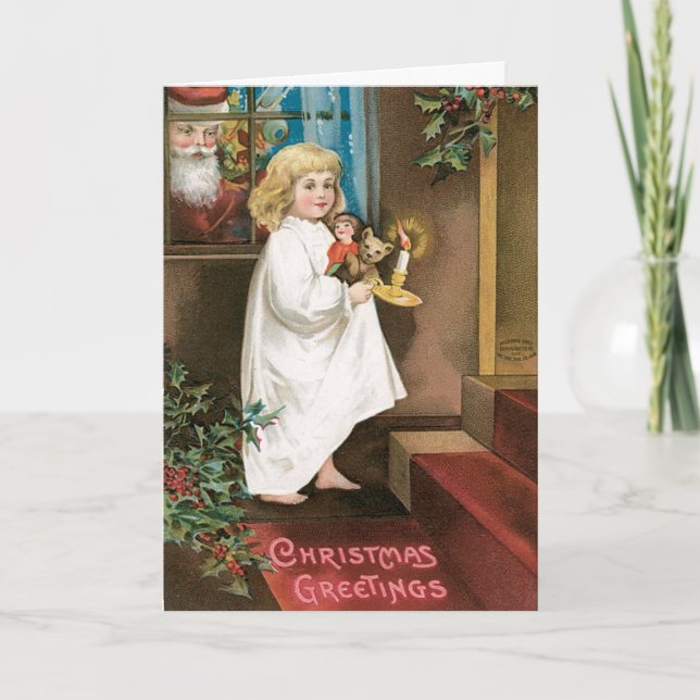 Adorable Christmas Card for Kids (Front)
