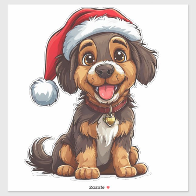Adorable Christmas Dog (Sheet)