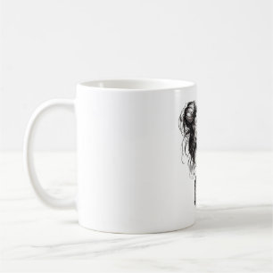 Adorable Christmas Girl with Pout - Cute Gift Idea Coffee Mug