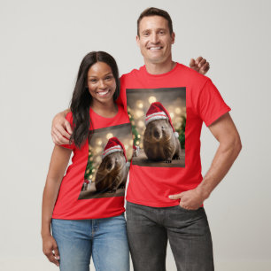 Adorable Christmas Wombat, T-Shirt