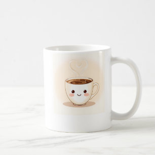 Adorable Coffee Cup Illustration