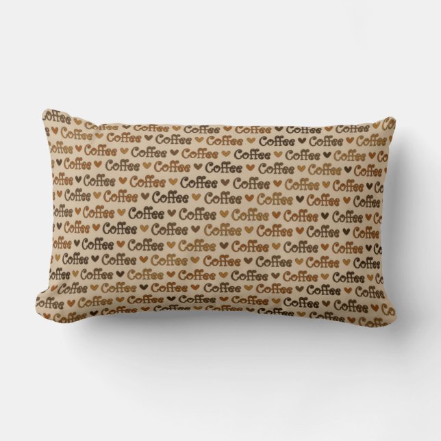 Adorable Coffee Decor Pillow (Front)