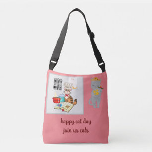 Adorable Colourful Cat Animal Lover Tote