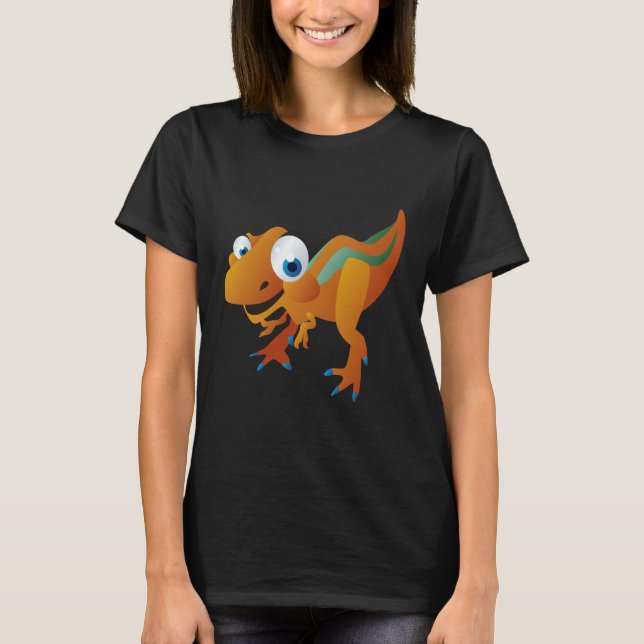 Adorable Colourful Dinosaur T-Shirt (Front)