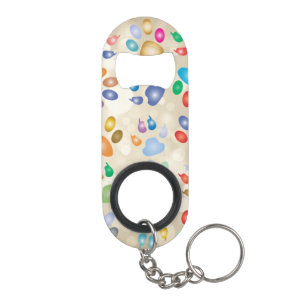 Adorable Colourful Dog Paw Prints,Bokeh