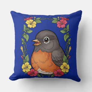 Adorable Connecticut Bird With Mirabilis Cushion