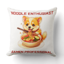 Adorable Corgi Enjoying Ramen Sticker