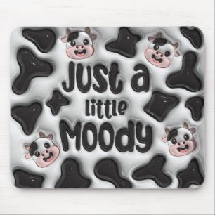 Adorable Cow Design Mouse Pad
