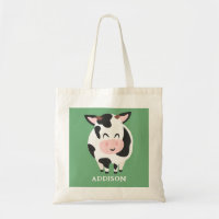 Adorable Cow Farm Animal Rustic Personalised
