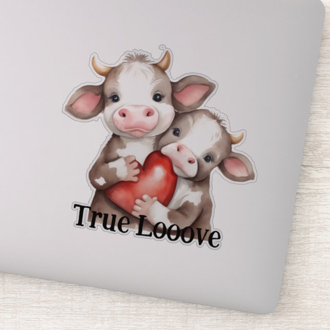 Adorable Cows True Looove (Detail)