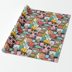 Adorable critters wrapping paper