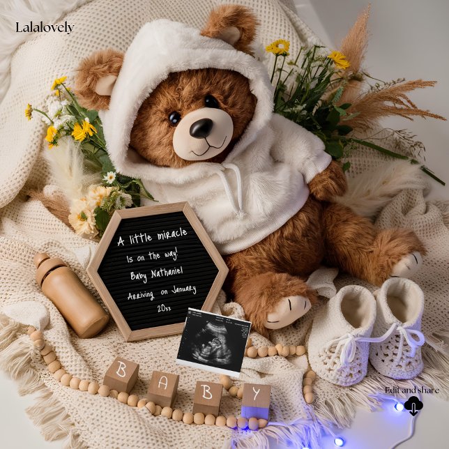 Adorable cuddly bear Pregnancy Announcement (Creator Uploaded)