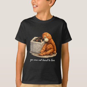 Adorable cute baby monkey punch men women kids Ado T-Shirt