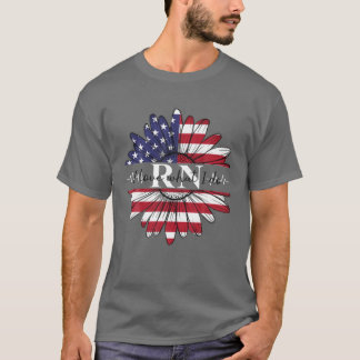 Adorable Cute Blessed Daisy 4Th July Registered Nu T-Shirt