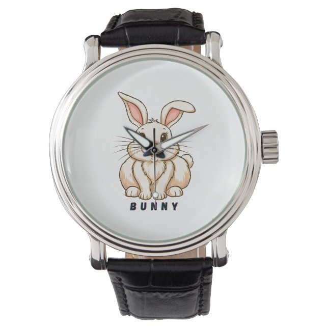 Adorable Cute Bunny  Watch (Front)
