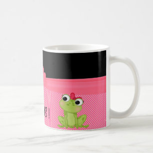 Adorable Cute Frog on Polka Dots-Hello Gorgeous Coffee Mug