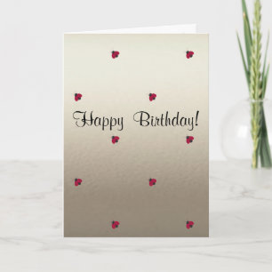 Adorable Cute ,Ladybugs,Luminous-Personalised Card