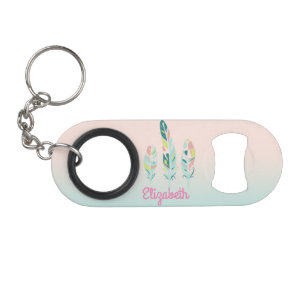 Adorable Cute Modern Girly Feathers