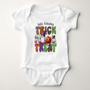 Adorable Cute Spooky Kids Halloween Baby Bodysuit