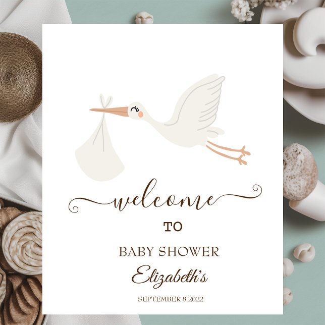 Adorable Cute Stork    Poster (Creator Uploaded)