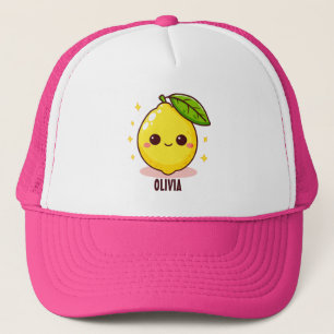Adorable Cute Yellow Lemon Personalised Trucker Hat
