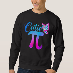 Adorable Cutie Pi Mathematics Pie Symbol Pun Pi Da Sweatshirt