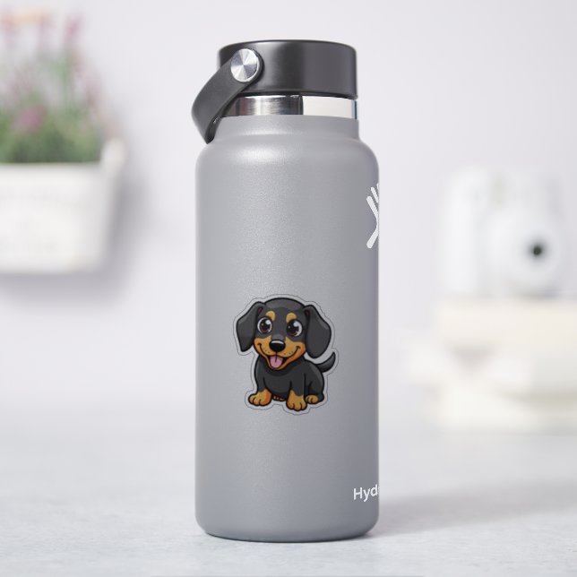 Adorable Dachshund, Kawaii Charmer, Small (HydroFlask)