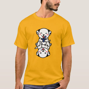 Adorable Dalmatian Puppies Blueberry Fun T-Shirt