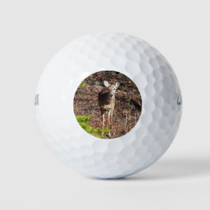 Adorable Deer in the Woods Nature Photography Golf Balls