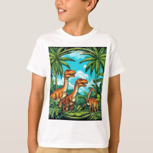 Adorable Dino Graphic Tee   Fun Gift for Kids