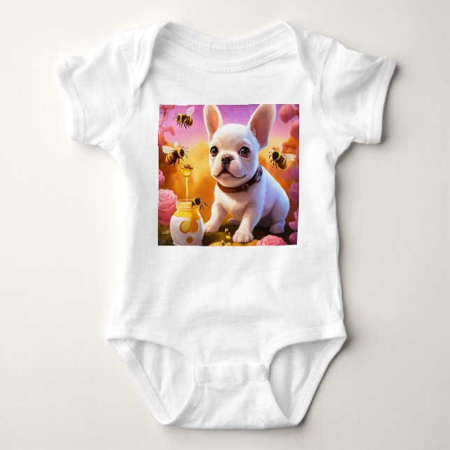 Adorable Dog Baby Shirt – Perfect for Pet Lovers (Front)