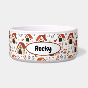 Adorable Dog Houses Illustration Design