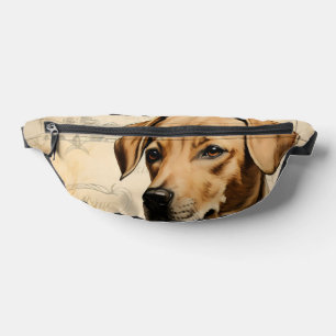 Adorable dog long ears bum bags