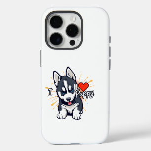 Adorable Dog Lover Design iPhone 16 Pro Case