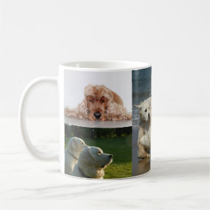 Adorable Dog Lover's Photo Collage Mug