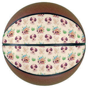Adorable Dog Pattern  Basketball