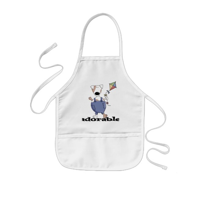 Adorable Dog T-shirts and Gifts Kids Apron (Front)