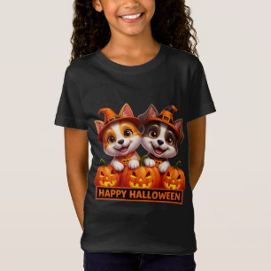 Adorable Dogs in Halloween Costumes T-Shirt