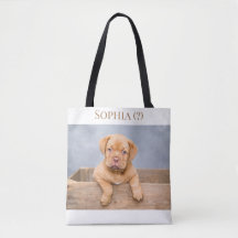 Adorable Dogue de Bordeaux puppy, Tote