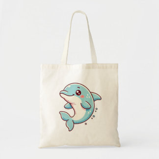 Adorable Dolphin Tote Bag – Ocean-Inspired Reusabl
