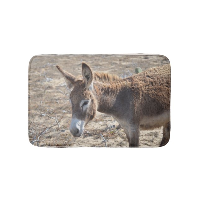 Adorable Donkey Bath Mat (Front)