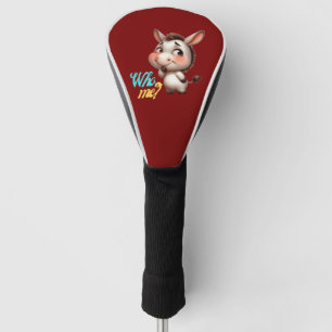 Adorable Donkey for Christmas 2024 - Perfect Gift Golf Head Cover