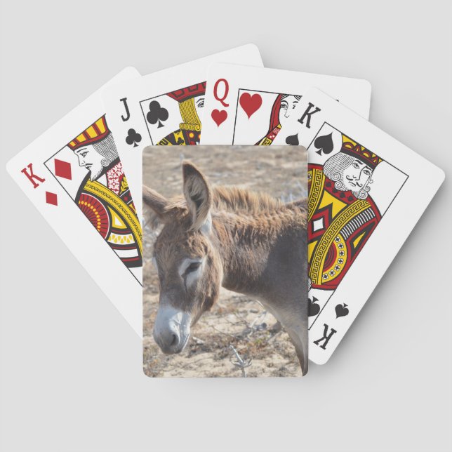 Adorable Donkey Playing Cards (Back)