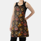 Adorable Doughnuts and Tea All-Over Print Apron