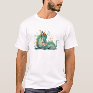 Adorable Dragon Animal Loving Cuddle Embrace Child T-Shirt