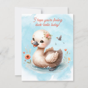 Adorable Duck Card