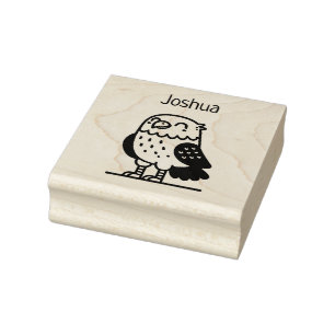 Adorable Eagle Rubber Stamp